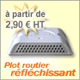 Plot routier r&eacute;fl&eacute;chissant